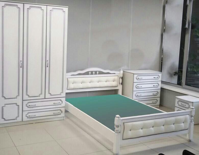 картинка Спальня белая лак магазин Мебель Легко