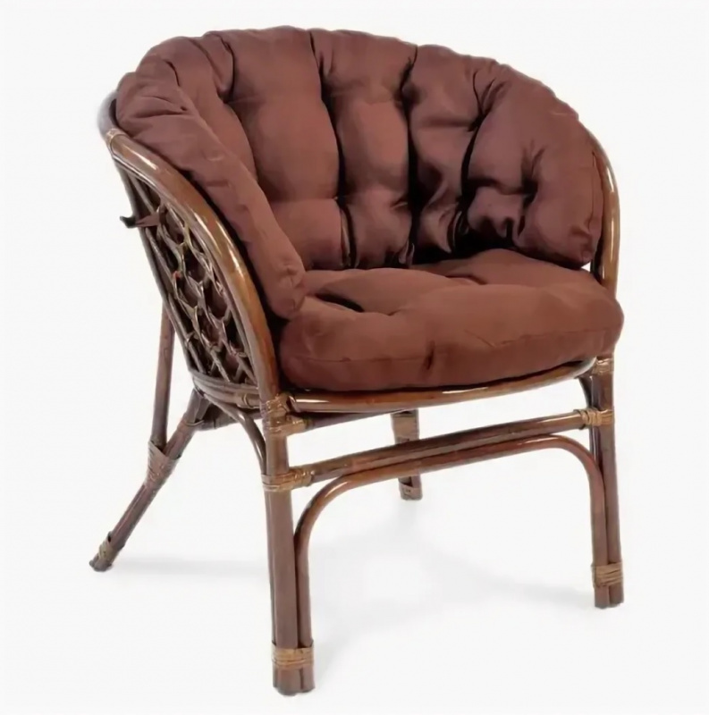 картинка Подушка для кресла Багама коричневая полная магазин Мебель Легко