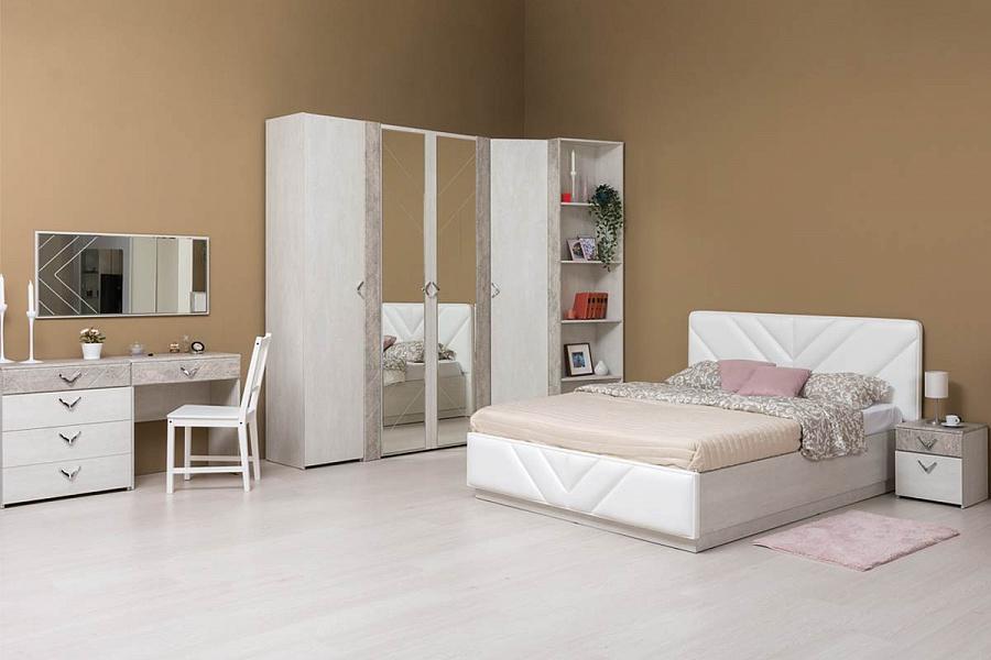 картинка Кровать двухспальная Амели 11.16 магазин Мебель Легко