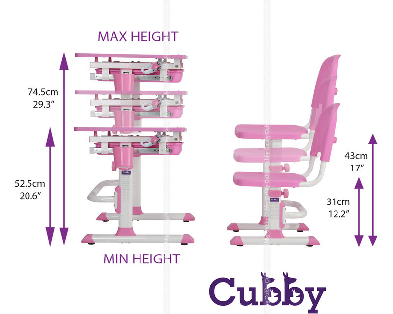 картинка CUBBY растущая парта со стульчиком  магазин Мебель Легко