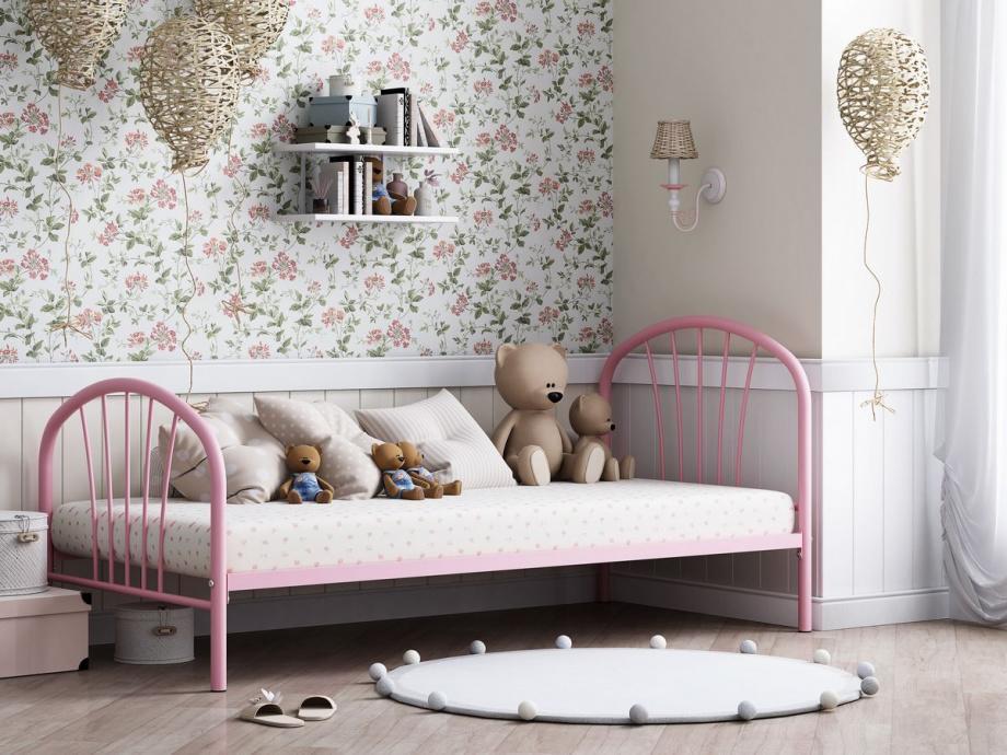 Кровать Эвора Розовая