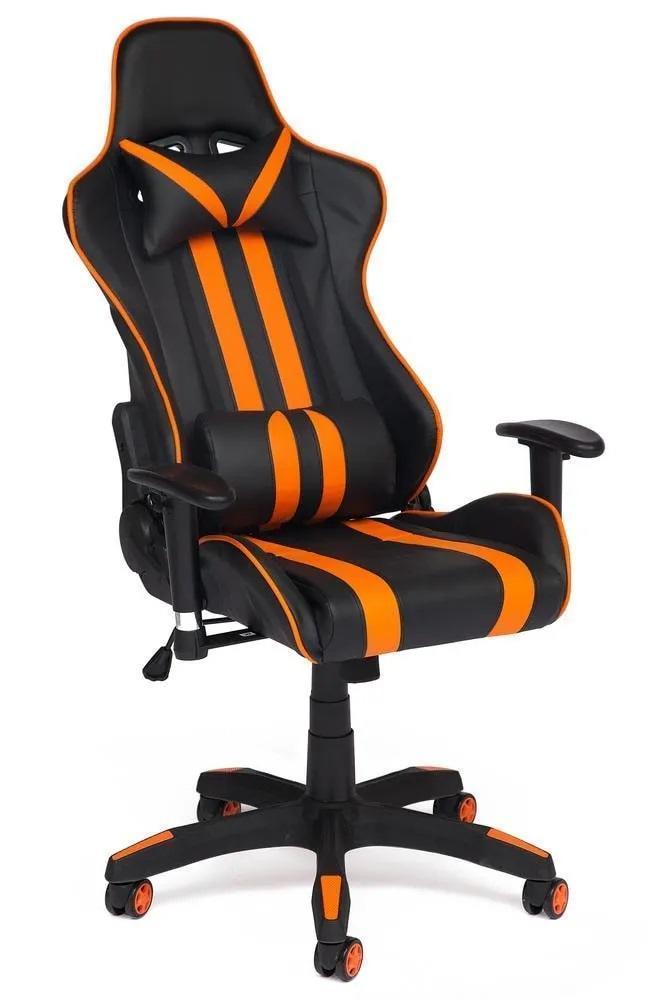 Кресло Айкар цвет Черный/Оранжевый