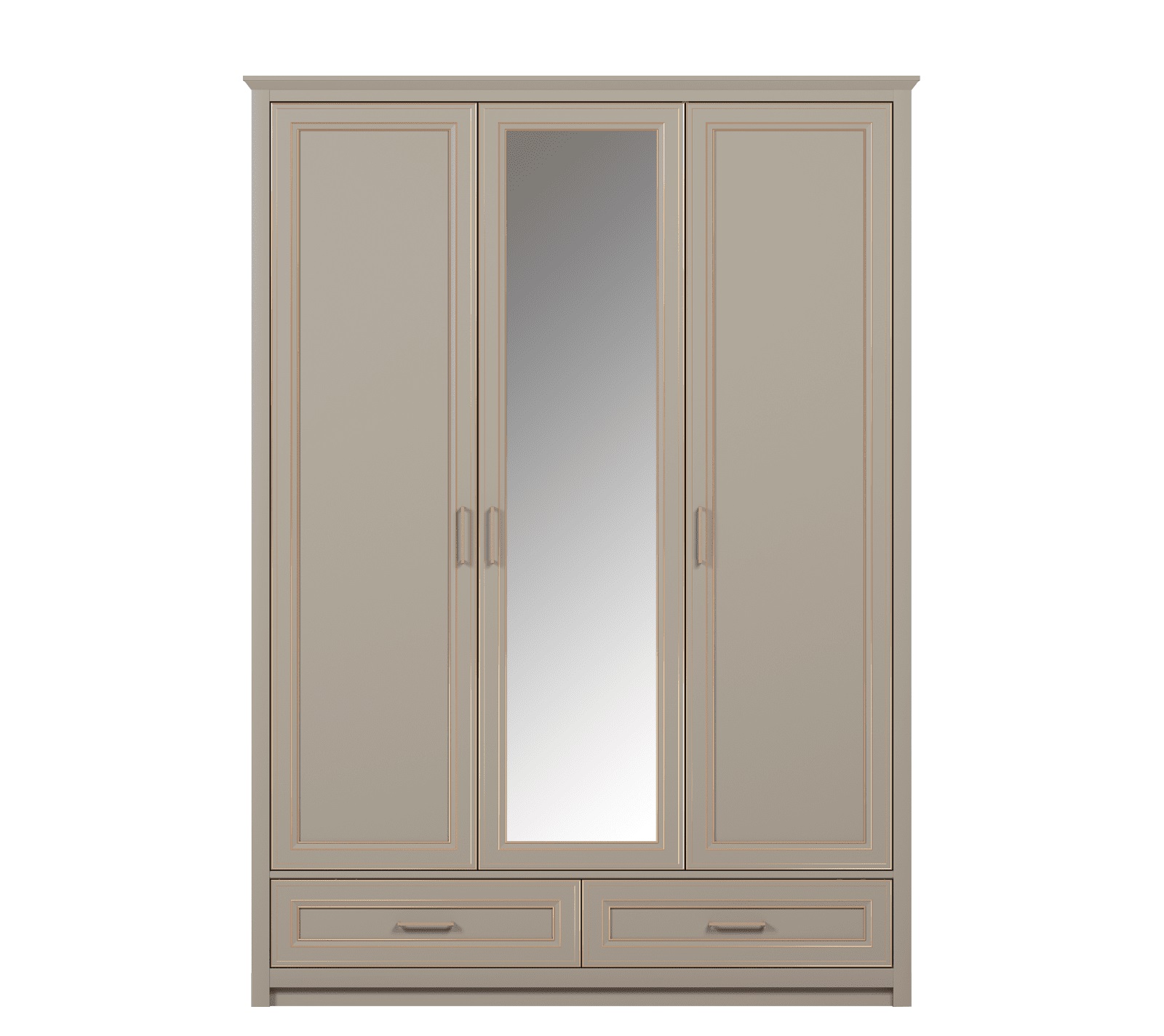 картинка Шкаф с зеркалом Classic (Классик) SZF3D2S магазин Мебель Легко