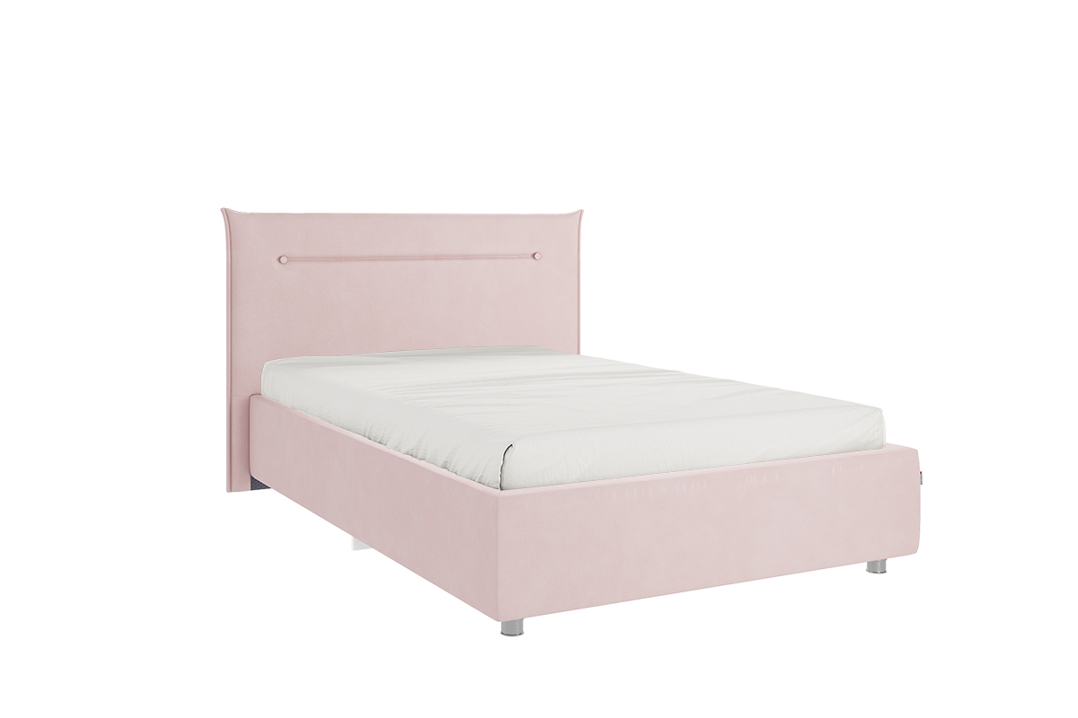 Кровать Альба цвет Нежно-розовый