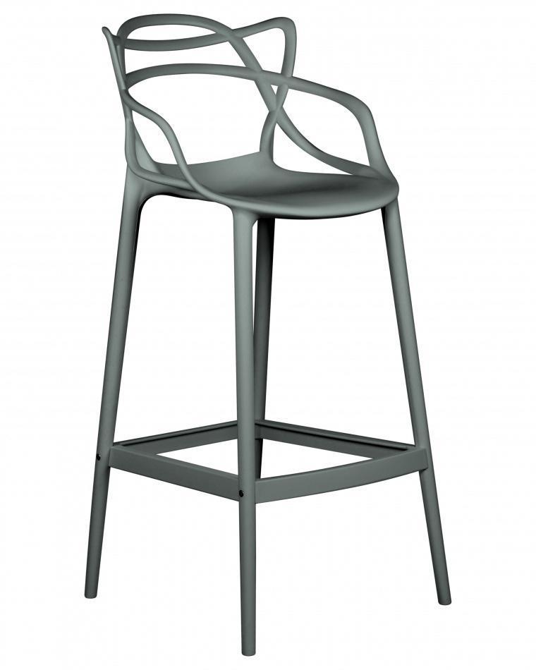 601CPP-LMZL стул барный (цвет серый)