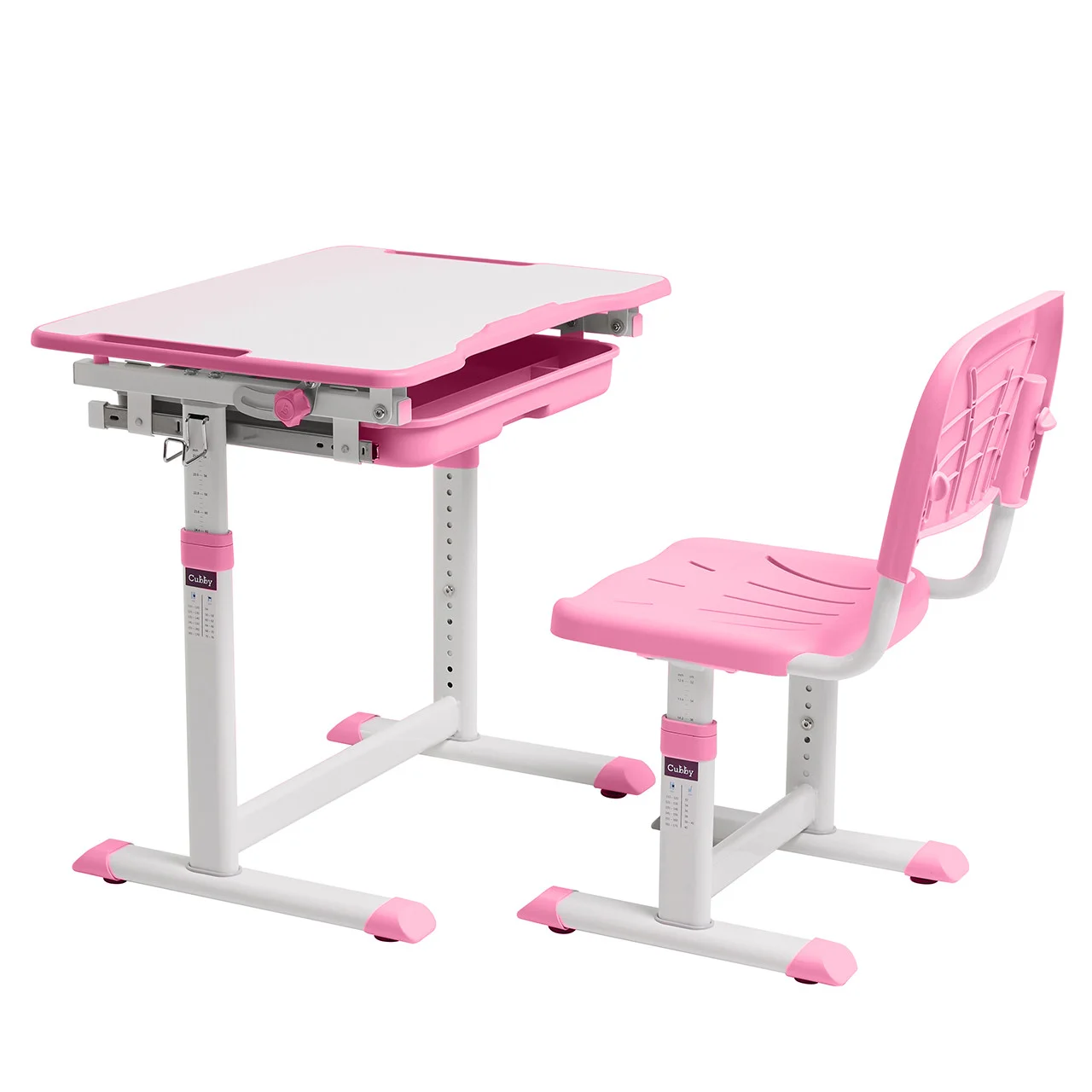 Cubby Комплект парта + стул трансформеры Sorpresa Pink (розовый)