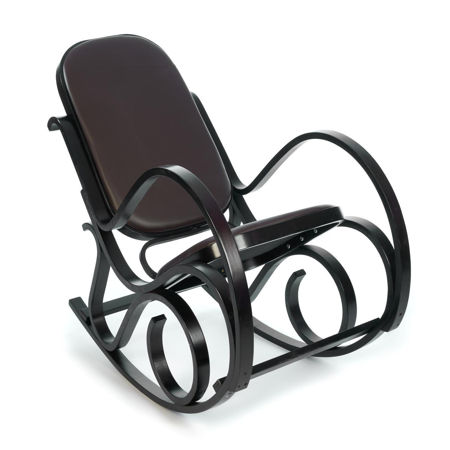 Кресло-качалка (mod. AX3002-2) (Венге/ткань коричневая
