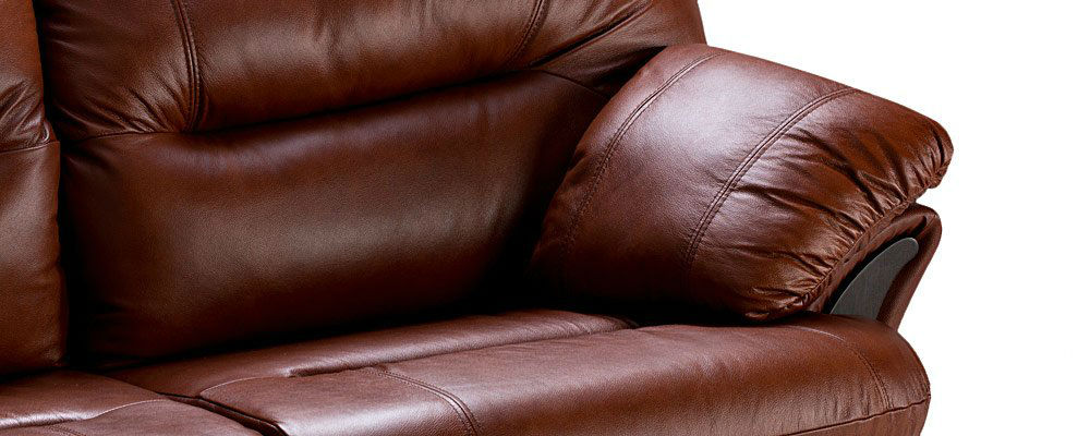 картинка Диван кожаный коричневый Ланкастер магазин Мебель Легко
