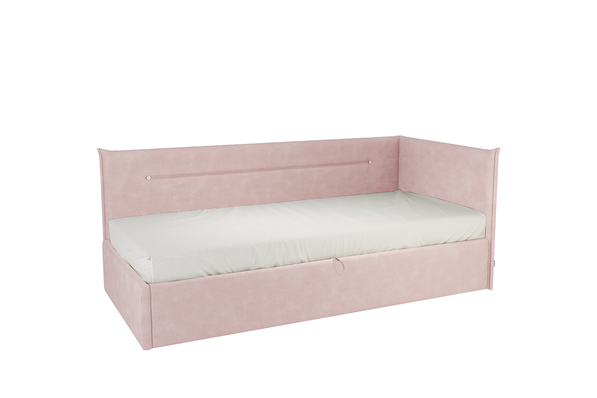 Кровать 0.9 Альба (Тахта) цвет Нежно-розовый