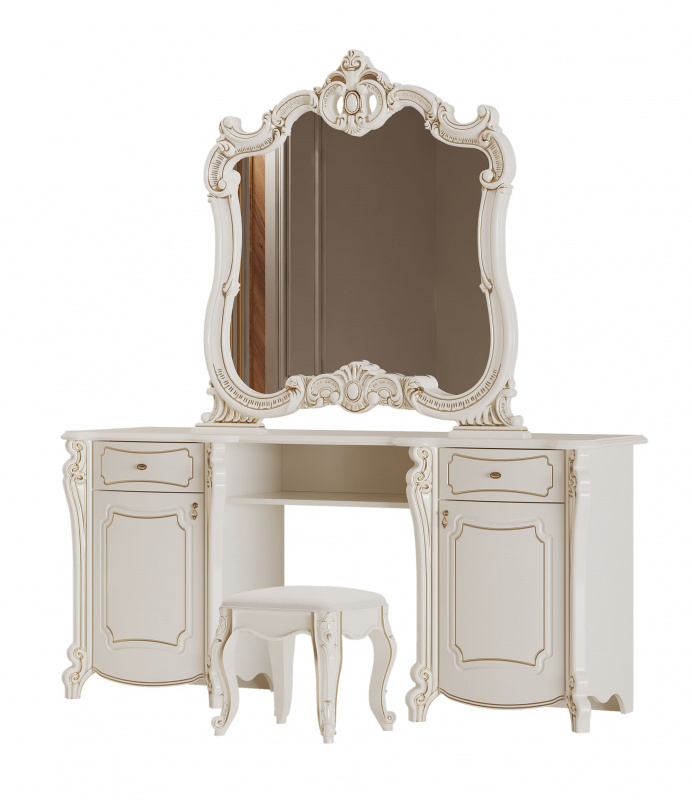 картинка Туалетный столик с зеркалом Лорена (Арида) магазин Мебель Легко