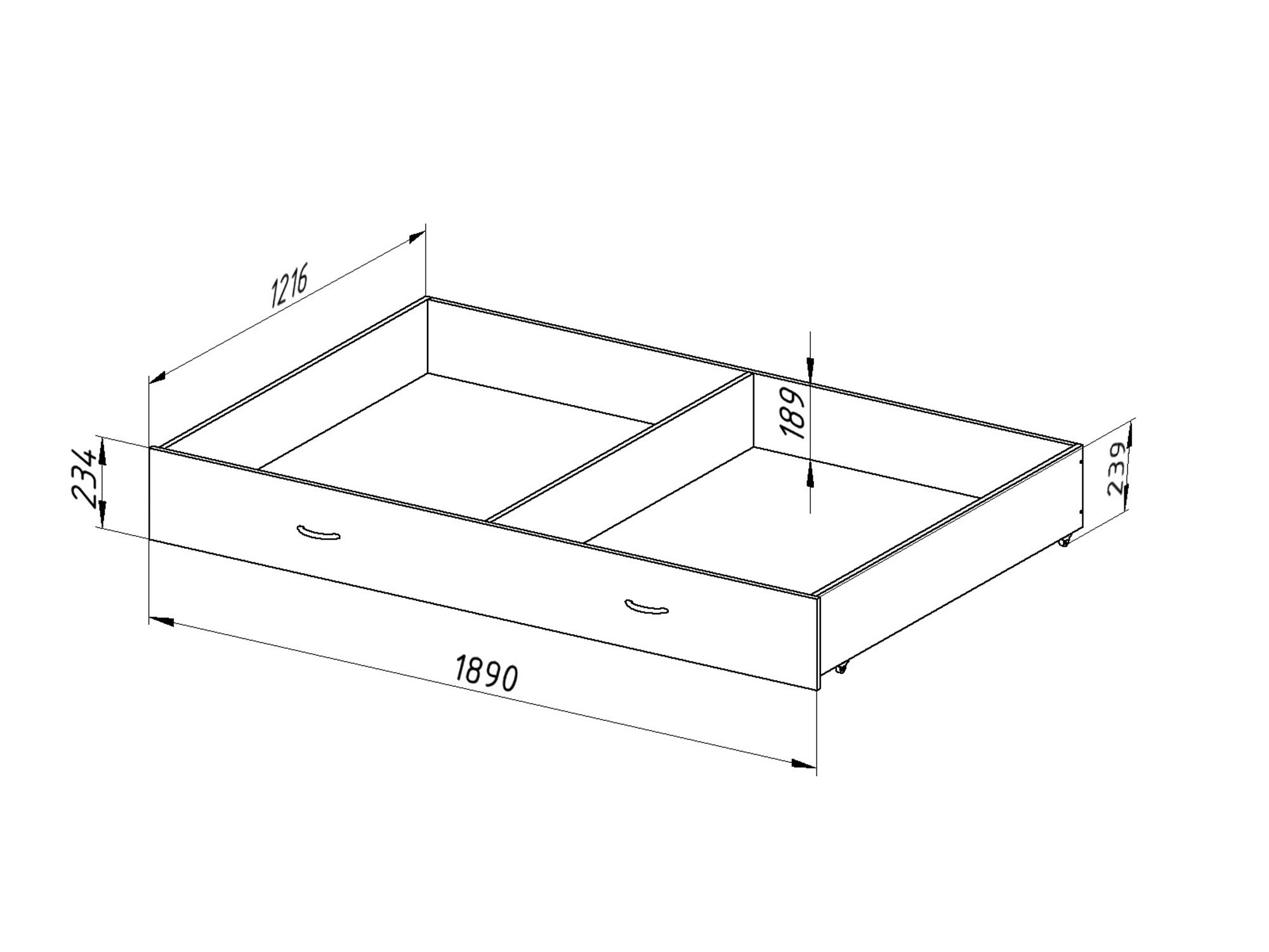 картинка Кровать двухъярусная Гранада 2Я магазин Мебель Легко