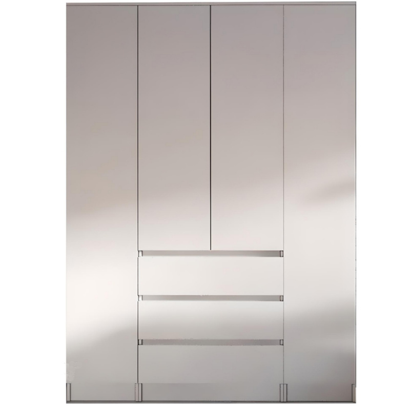 картинка Шкаф 4-дверный Мальм 1.6 магазин Мебель Легко