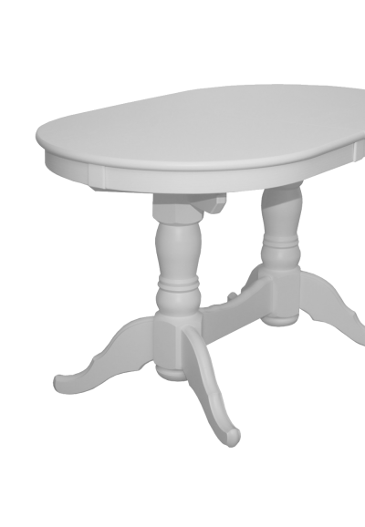 Овальные белые столы