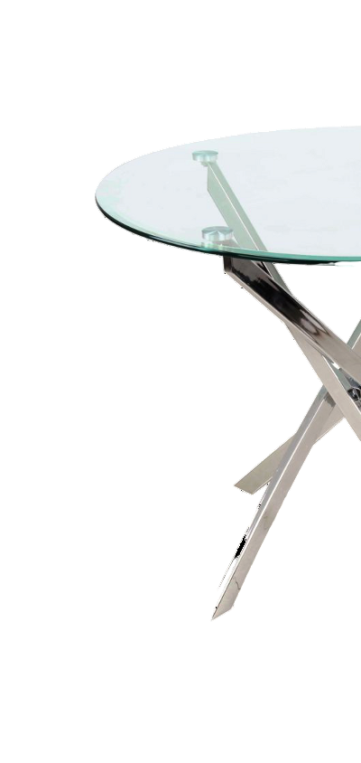 Стеклянные круглые столы