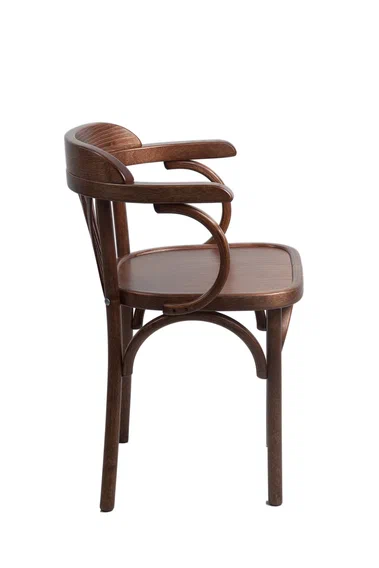 Венское кресло твердое средний тон (светло - коричневый)