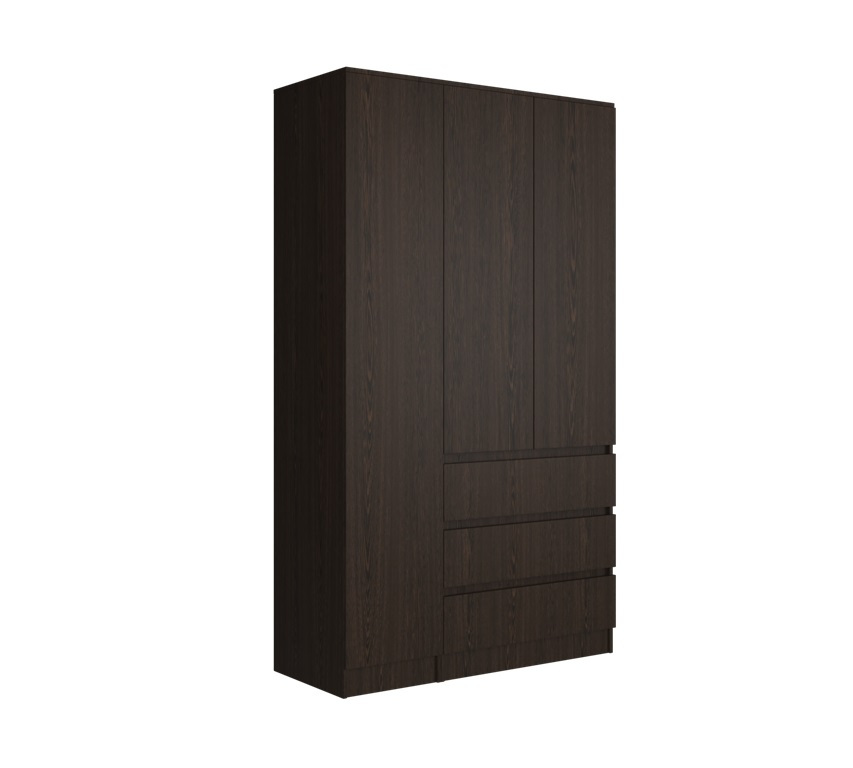 картинка Шкаф 3-дверный Мальм 1.2 магазин Мебель Легко