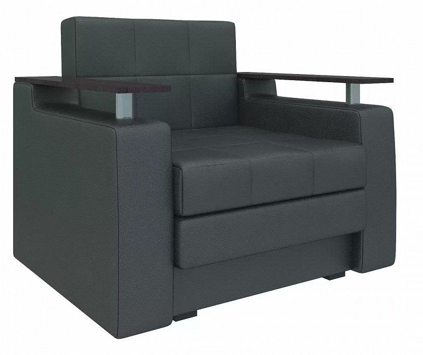 Кресло-кровать Мираж Экокожа цвет Черный