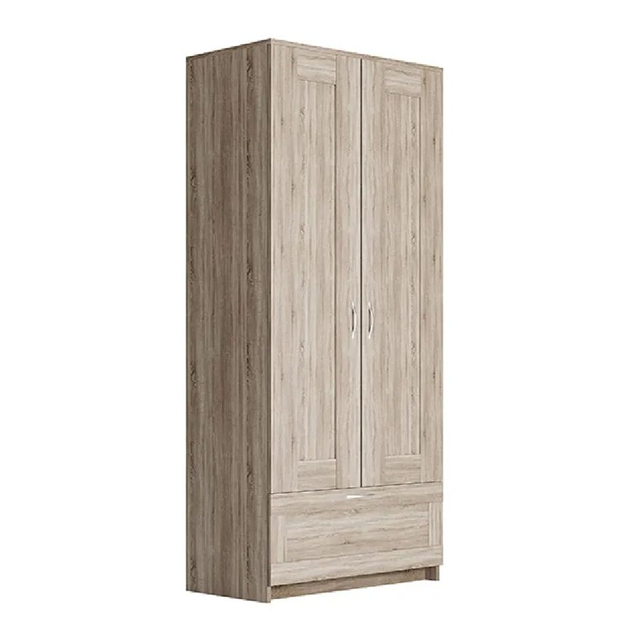 Шкаф комбинированный 2-х дверный с 1 ящиком Сириус  сонома