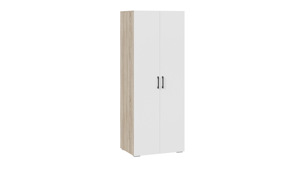 Шкаф для одежды 2-х дверный Нео Дуб Сонома светлый/Белый