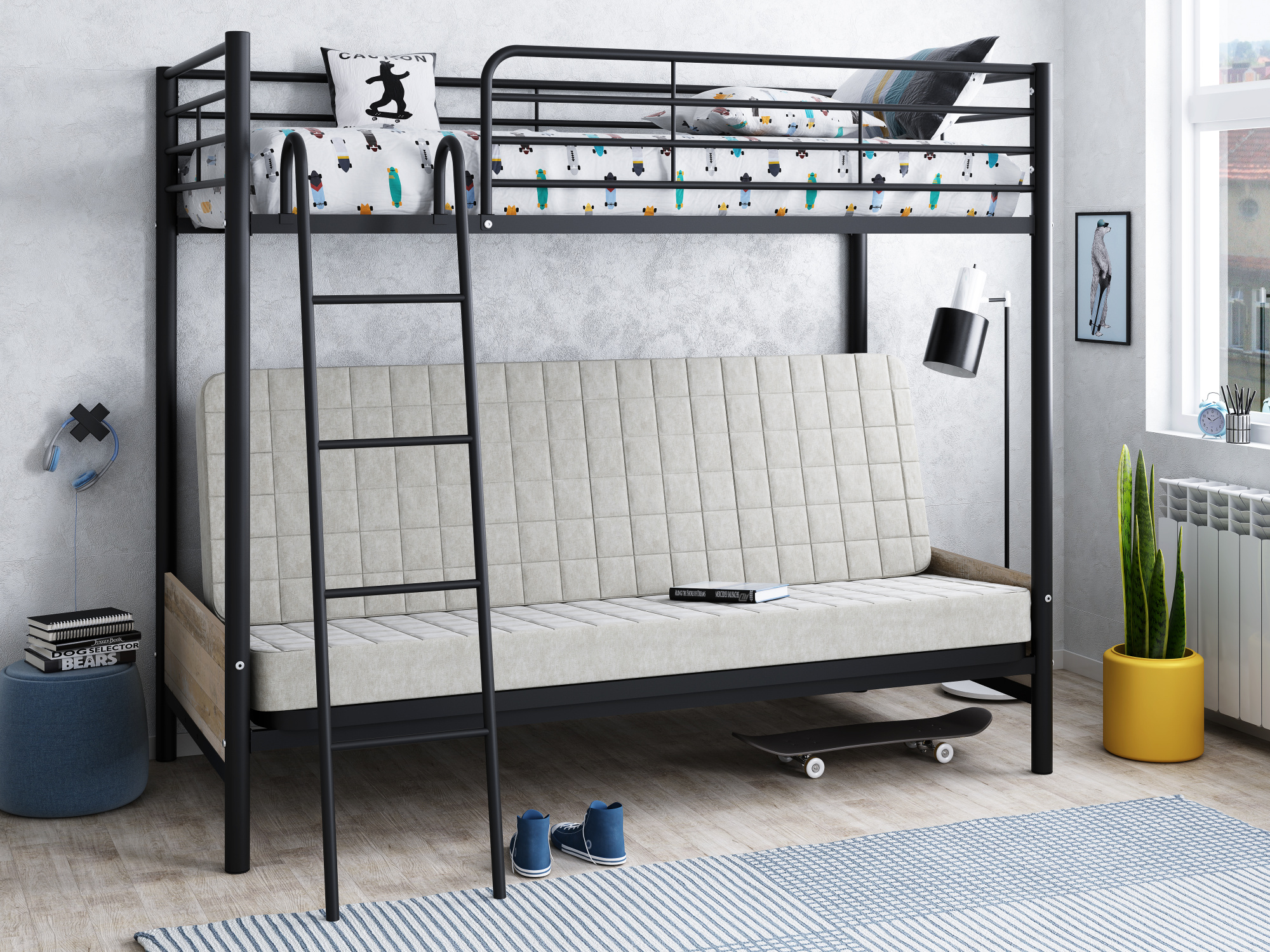 картинка Кровать с диваном Мадлен 2 магазин Мебель Легко