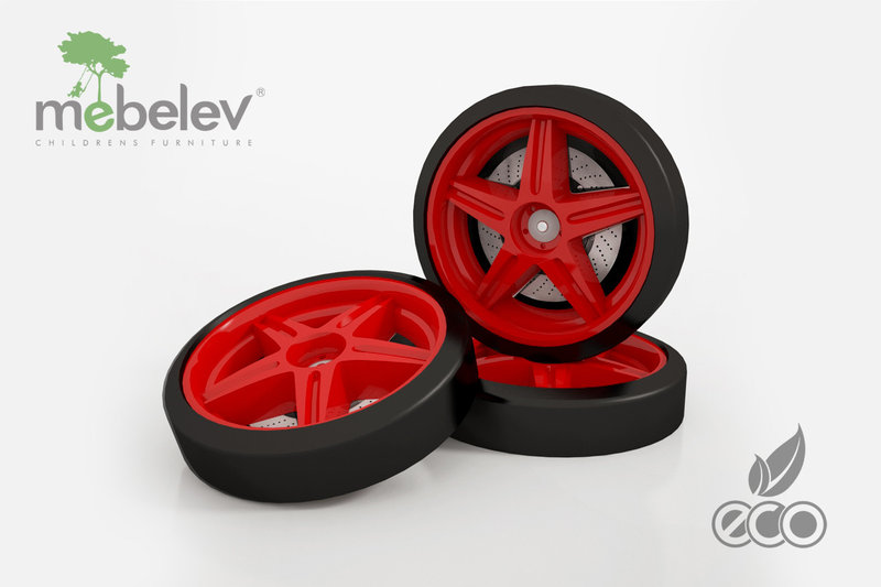 картинка Объемные пластиковые колеса для NEO магазин Мебель Легко