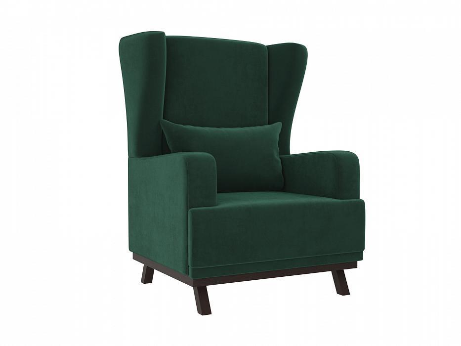 Кресло Джон ткань Велюр цвет Зеленый