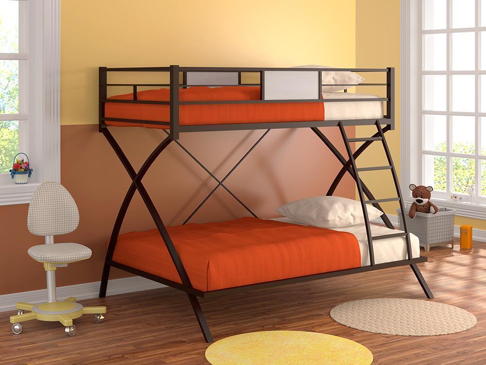 Двухъярусная кровать Виньола коричневый