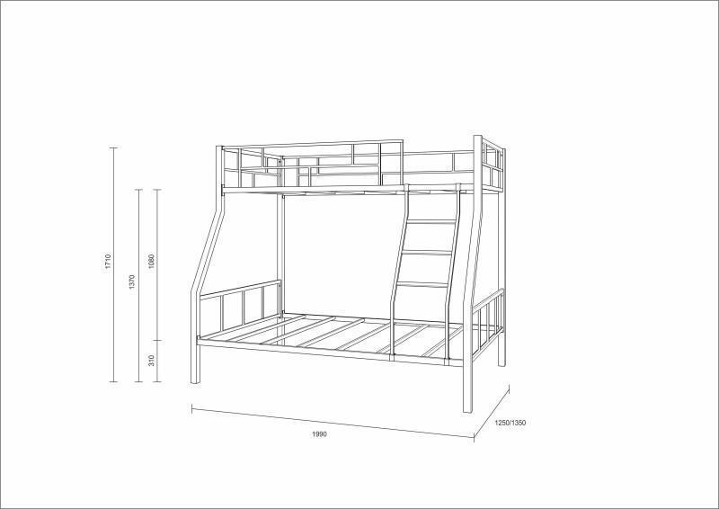 картинка Кровать "Барселона" с ящиками и полкой магазин Мебель Легко