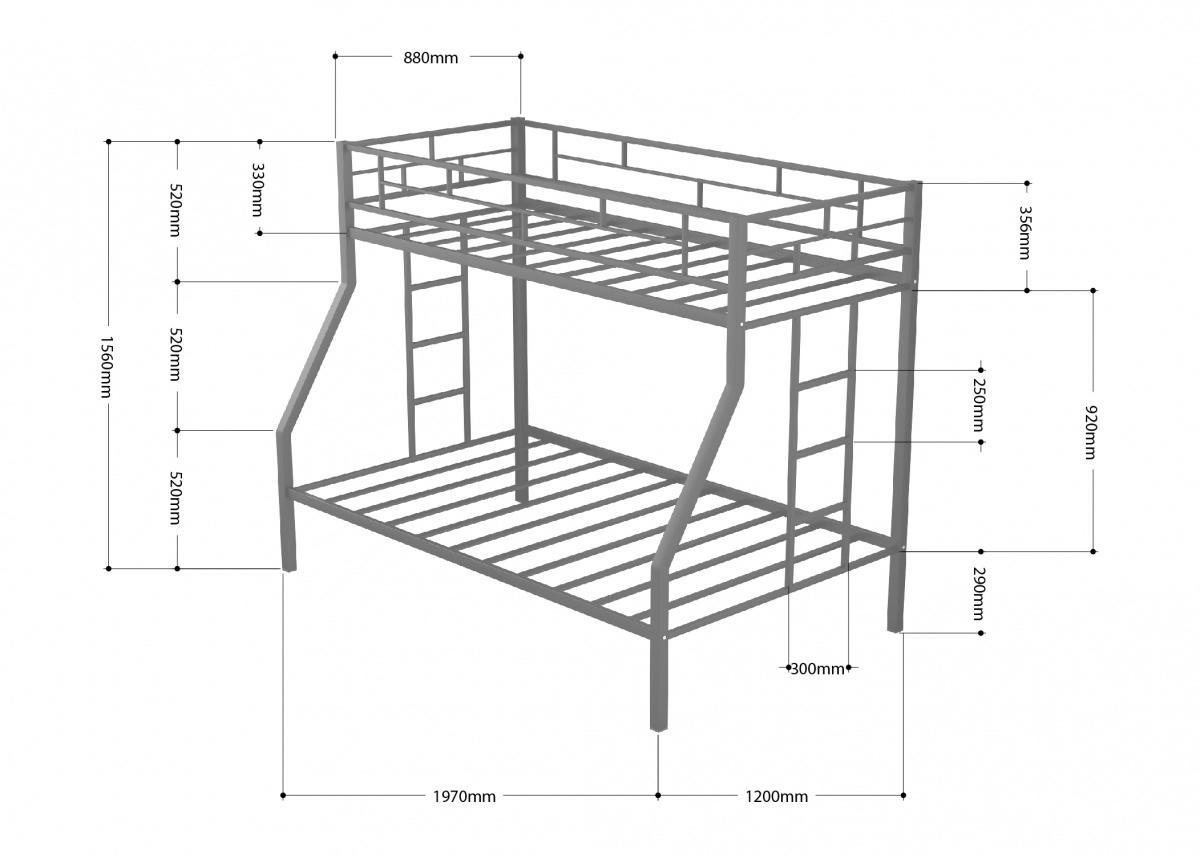 картинка Кровать "Милан" с ящиками и полками магазин Мебель Легко