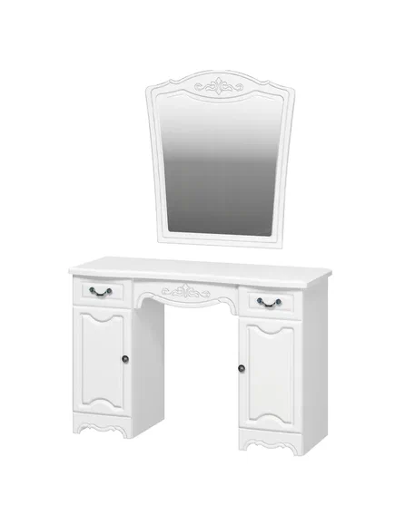 картинка Макияжный столик Лотос белый магазин Мебель Легко