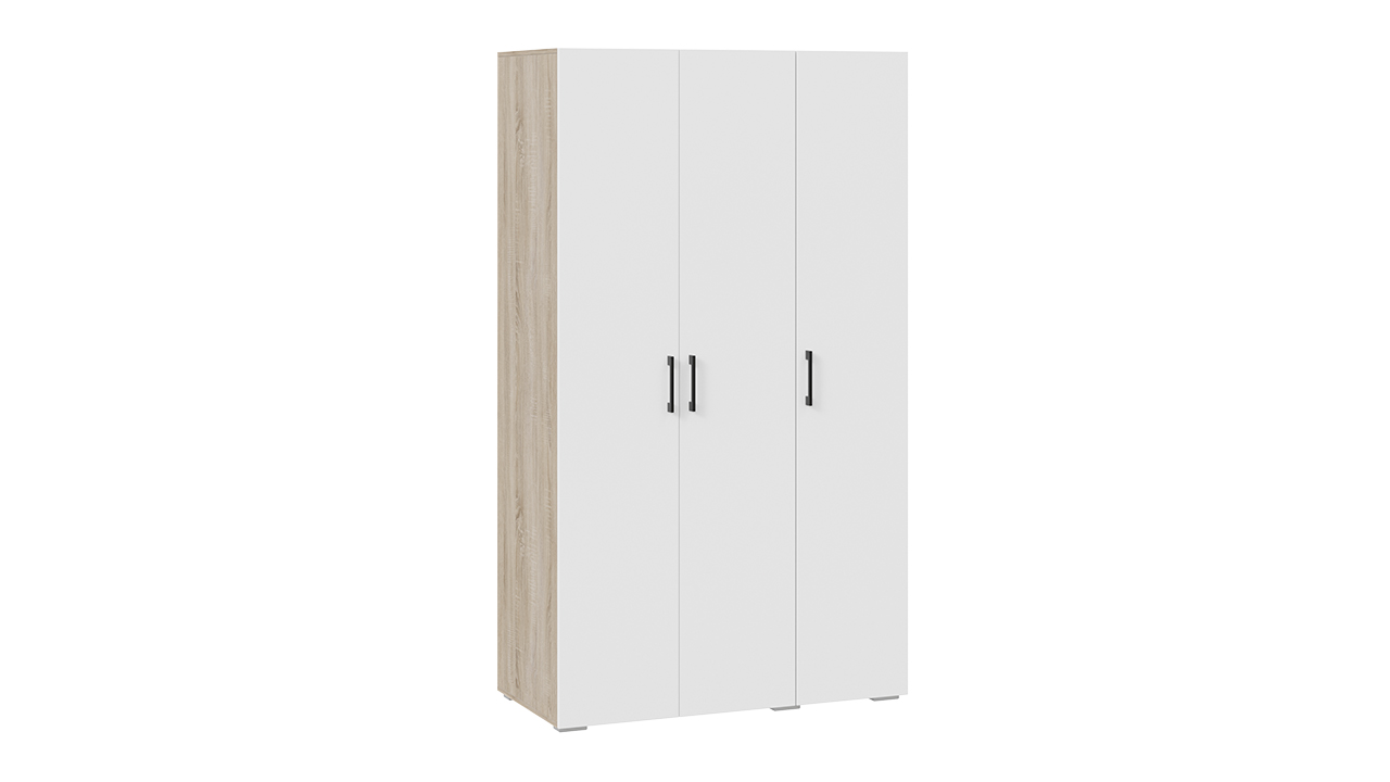 Шкаф для одежды 3-х дверный Нео Дуб Сонома светлый/Белый
