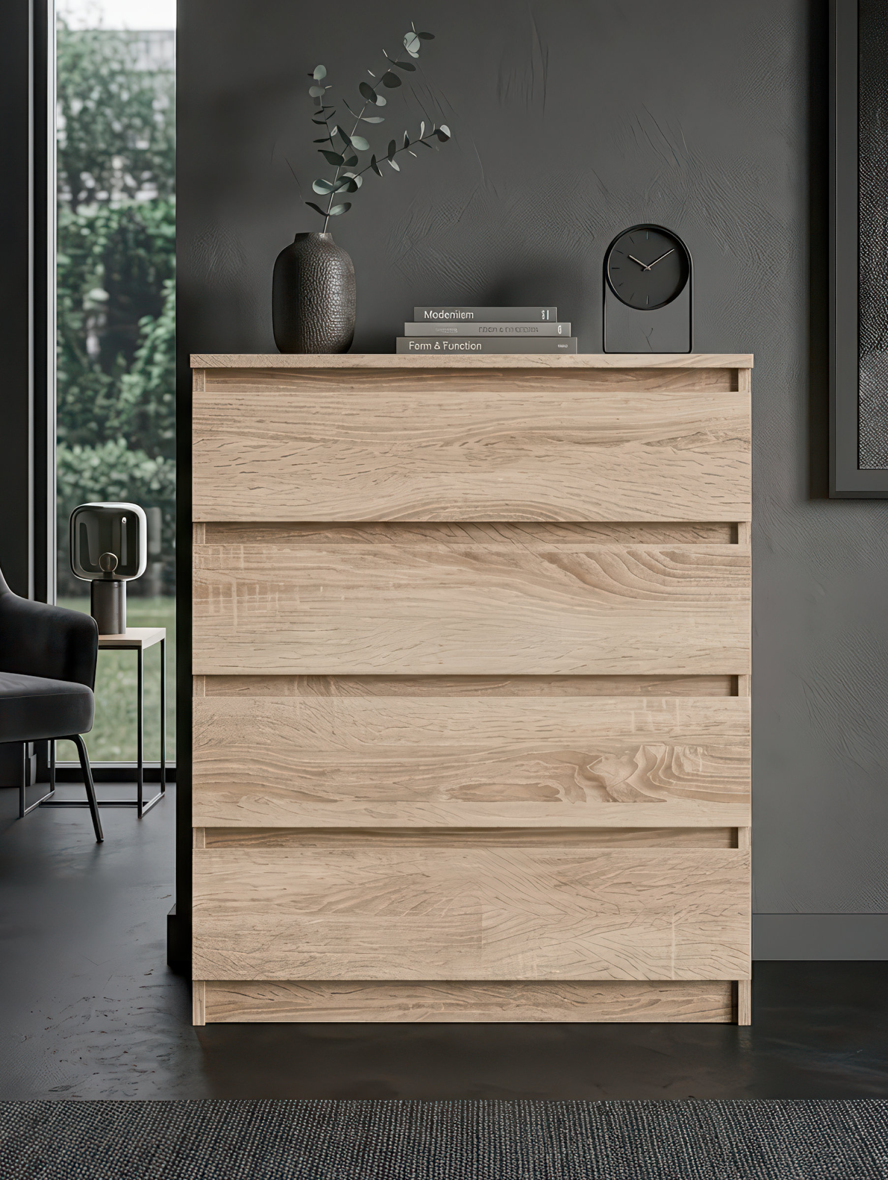 картинка Комод Элайн KOM4S БРВ магазин Мебель Легко