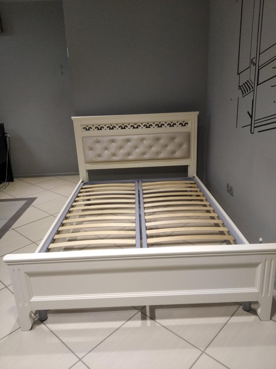 кровать грация 5 белый античный