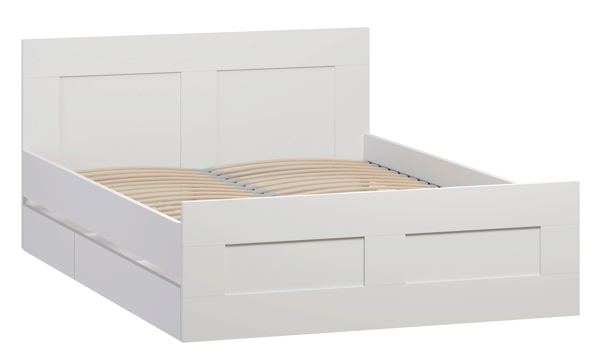 картинка Кровать двойная Сириус с ящиками  магазин Мебель Легко