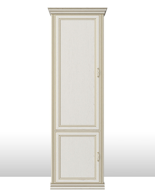 Шкаф 2-х дверный ГТ.0122.303 «Венето» «дуб леонардо» (патина «золото»)