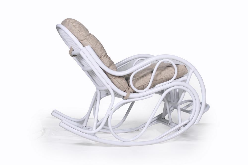 Кресло-качалка 05-04В, белый матовый
