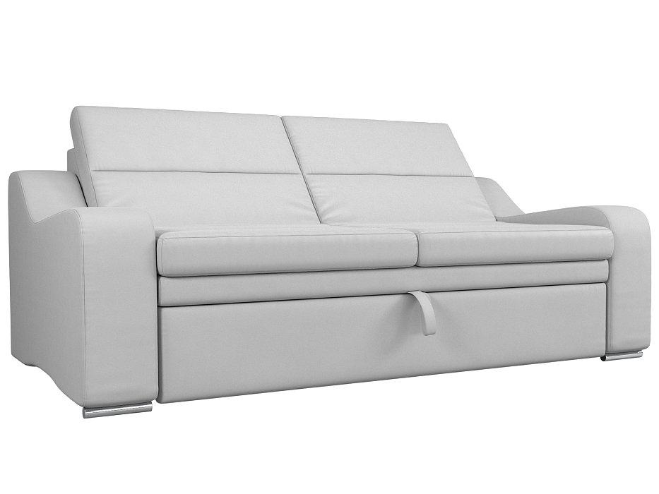 Прямой диван Медиус Экокожа Белая - 44800 руб