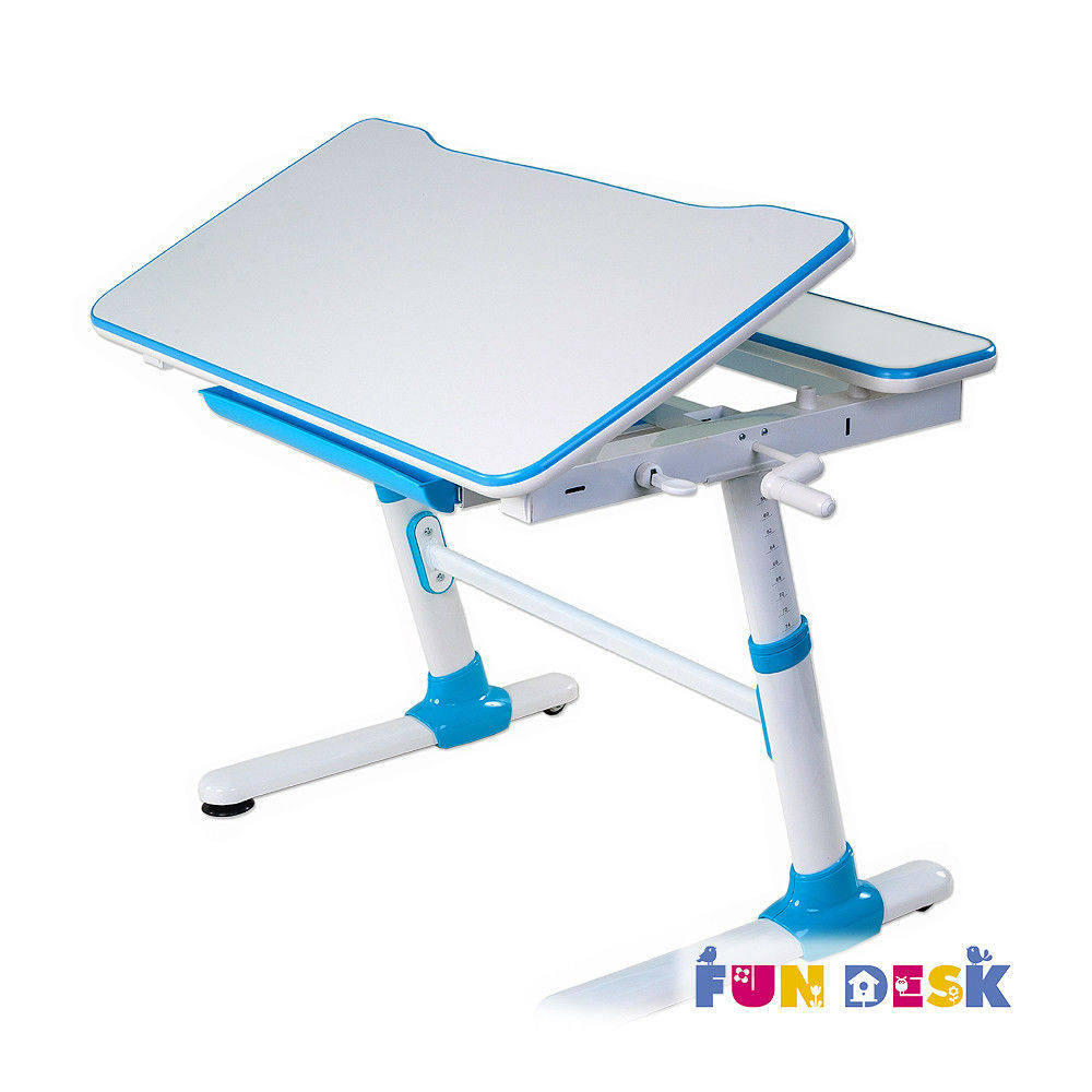 картинка Парта трансформер для школьника Carezza Blue + ортопедическое кресло SST2 Blue магазин Мебель Легко