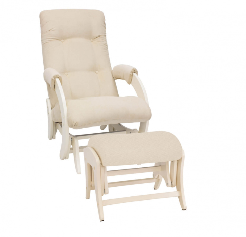 картинка Кресло для кормления Milli Smile с пуфом магазин Мебель Легко
