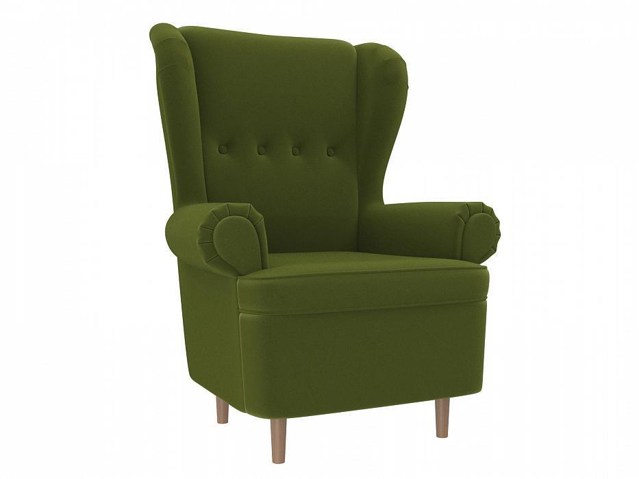 Кресло Торин ткань Вельвет цвет Зеленый