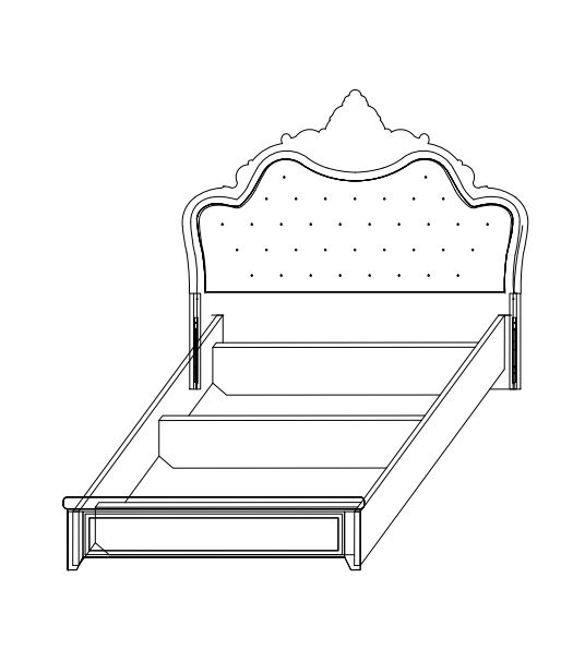 картинка Кровать Каталея LUXE магазин Мебель Легко