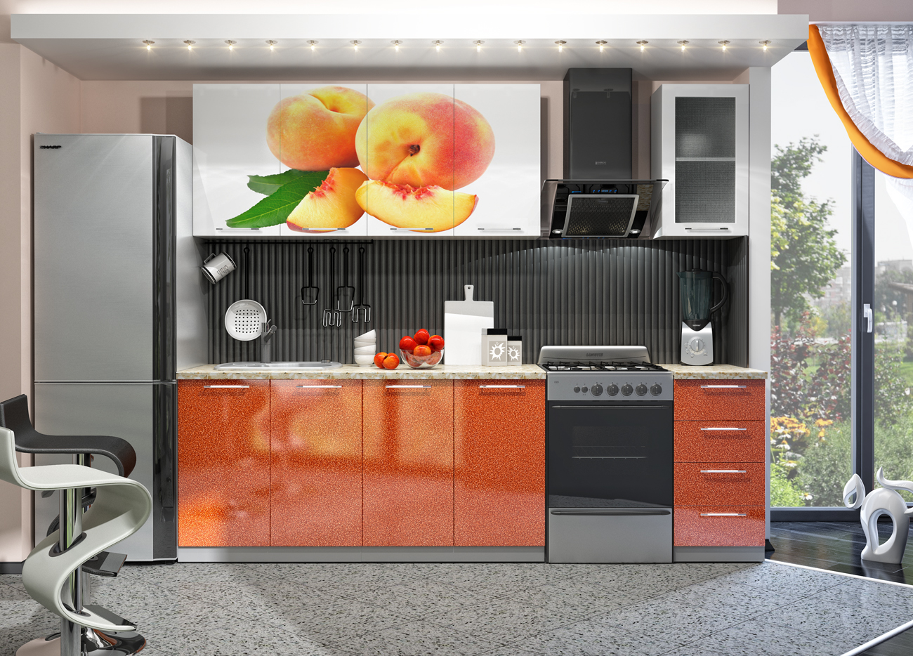 салон мебели зеленый апельсин