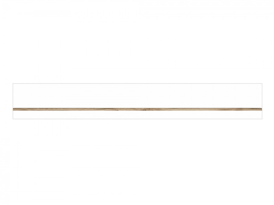 Полка навесная 900/1350 «Вега Скандинавия» цвет Дуб Каньон/Глянец белый