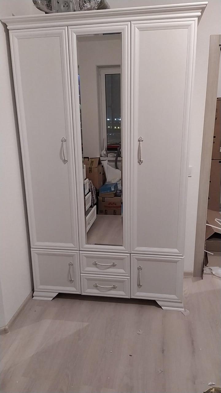 картинка Грация шкаф ШР-3 с зеркалом магазин Мебель Легко