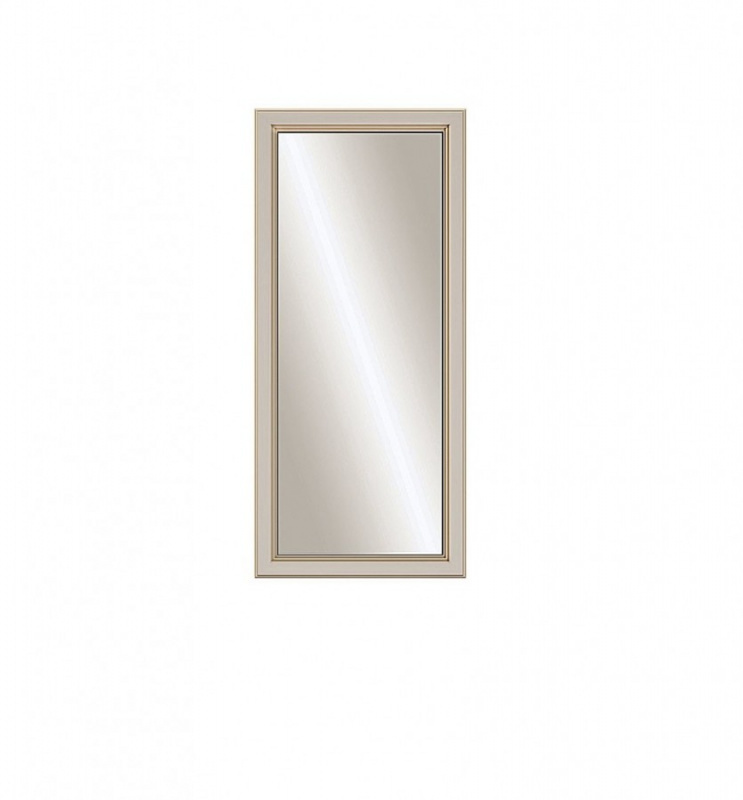 Зеркало над тумбой высокой Сиена бодега белый (патина «золото»)