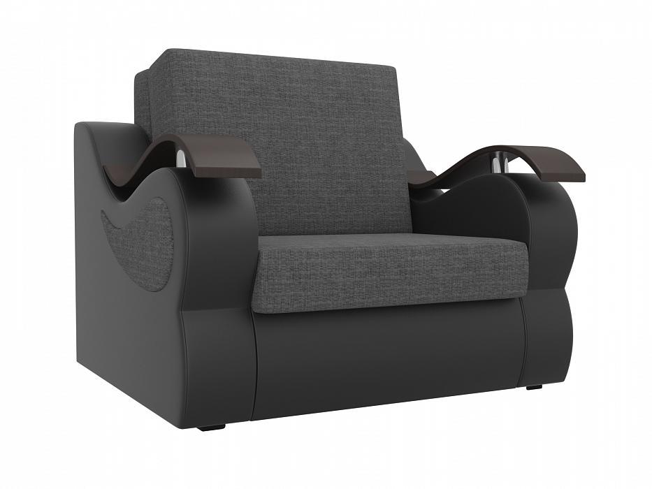 Кресло-кровать Меркурий 60 ткань Рогожка цвет Серый/Черный
