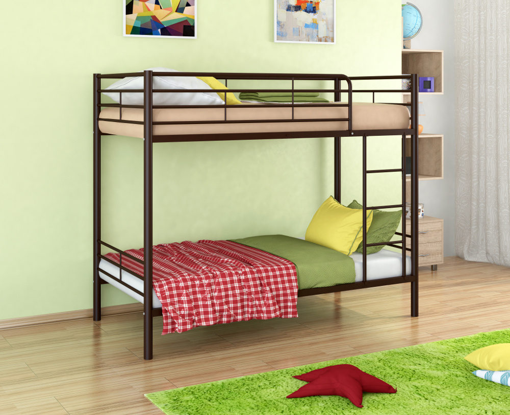 Двухъярусная кровать Севилья - 3 коричневый
