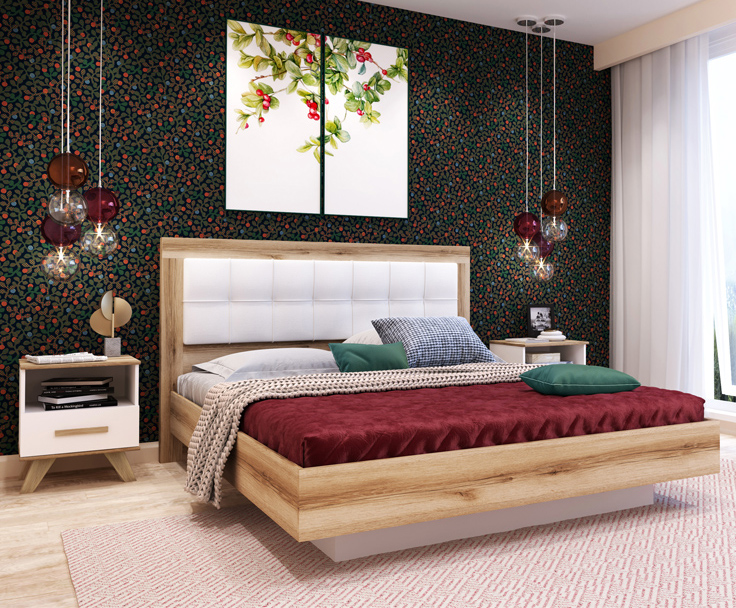 картинка Модульная спальня Вега Скандинавия магазин Мебель Легко