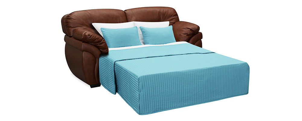 картинка Кожаный диван Бристоль-2 коричневый магазин Мебель Легко