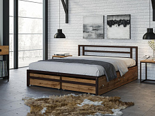 Двуспальная кровать Титан с ящиками